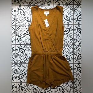 NWT Lou & Grey Sleeveless Crossover Romper